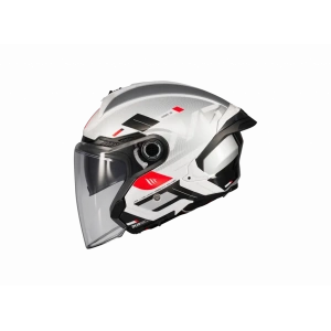 KASK MT COSMO SV Silence A2 Gloss GÜMÜŞ GÖZLÜKLÜ