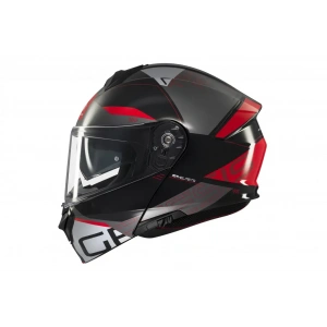 KASK MT GENESİS SV ATEMPO B15 ÇENE AÇILIR PARLAK KIR/BEYAZ