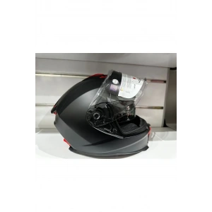 KASK SWAY SW-865 MAT SİYAH GÜNEŞ GÖZLÜKLÜ