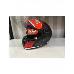 Mt Helmets Kask Mt Thunder 4 Sv Tears B5 Mat Siyah/Kırmızı