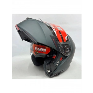 MT Kask mt Genesis Sv Çene Açılır Kask Mat Anthracite Grey