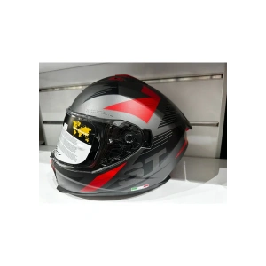 Sway Kask SW-865 St Titanyum/red/black Güneş Gözlüklü