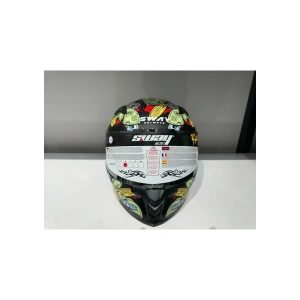 Sway Kask Sway Sw 820 Ugly Fulla Face Gümüş Vizör