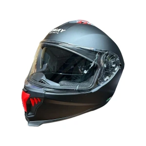 Sway Sw 865 Double Vizör Matt Black Full Face Kask