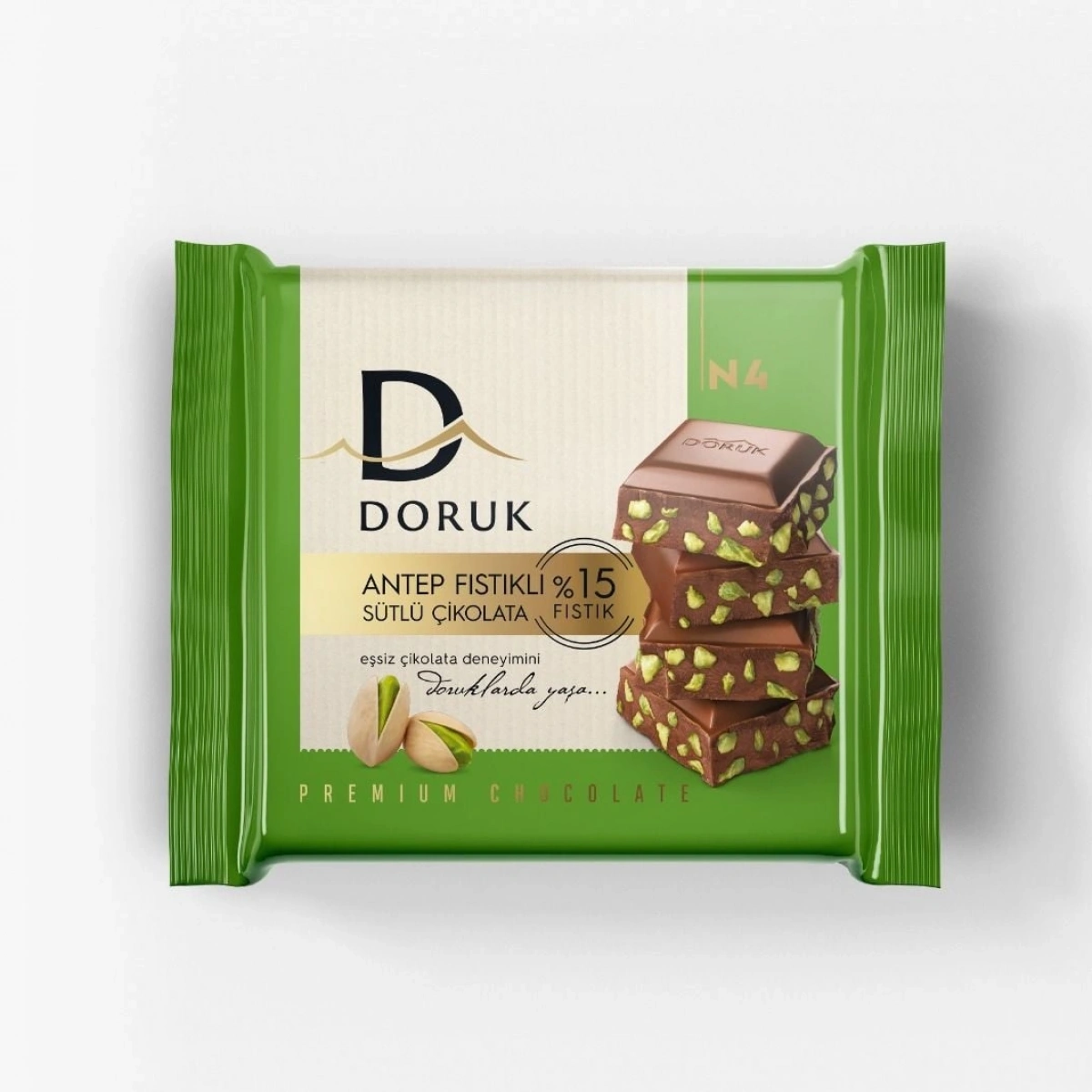 Antep Fıstıklı Sütlü Çikolata 60 gr