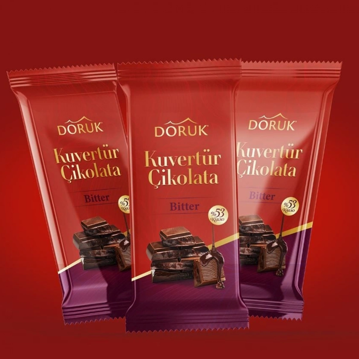 Bitter Kuvertür Çikolata 200 gr
