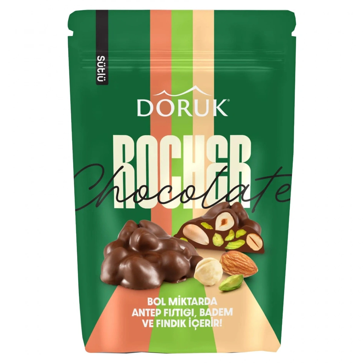 Karışık Çerezli Sütlü Rocher Çikolata 80 GR