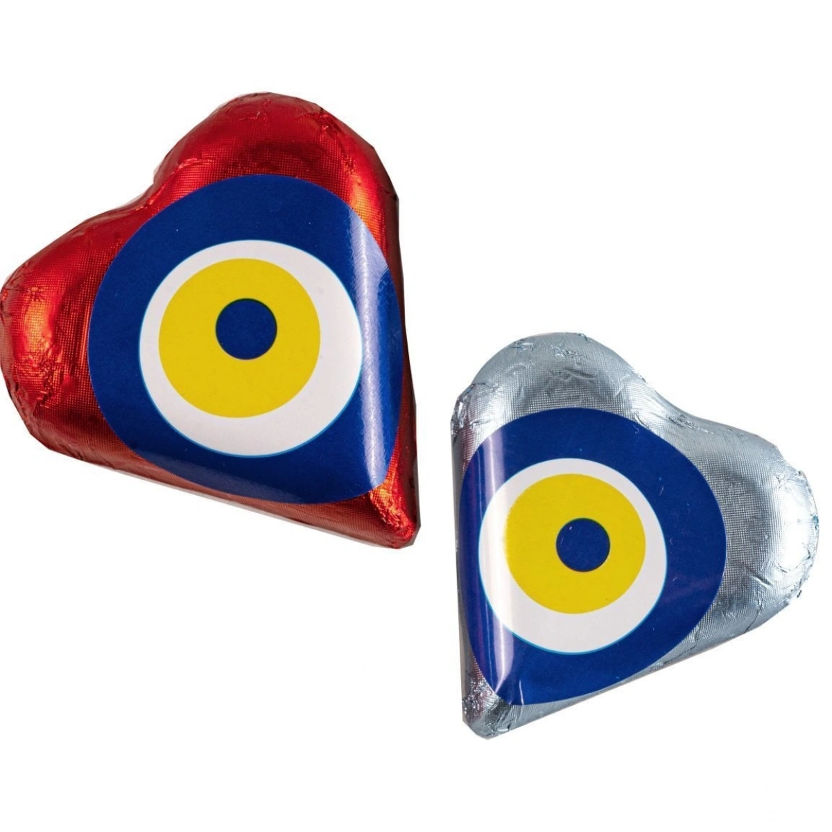 Nazar Boncuklu Kalp Çikolata 20 Gr