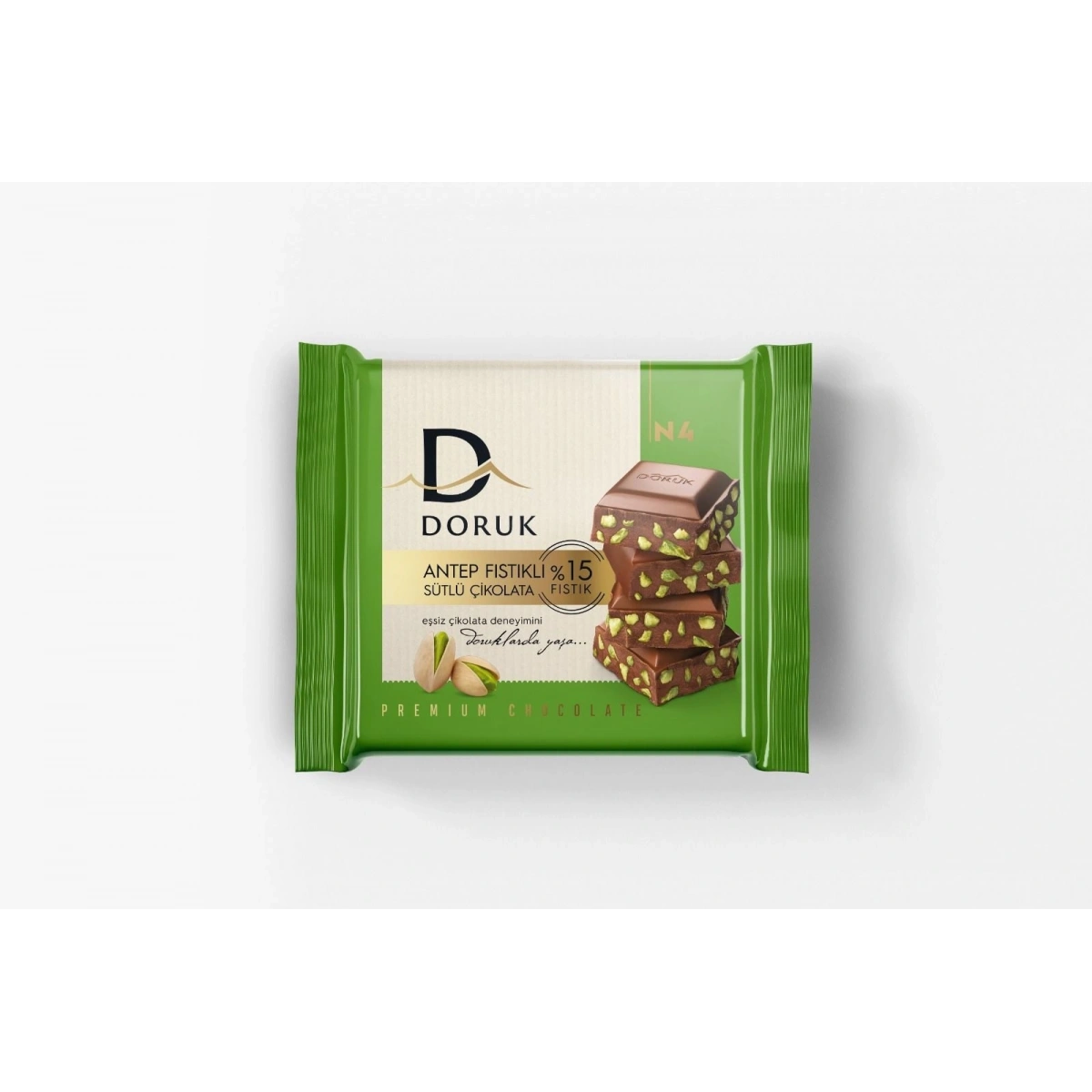 Antep Fıstıklı Sütlü Çikolata 60 gr