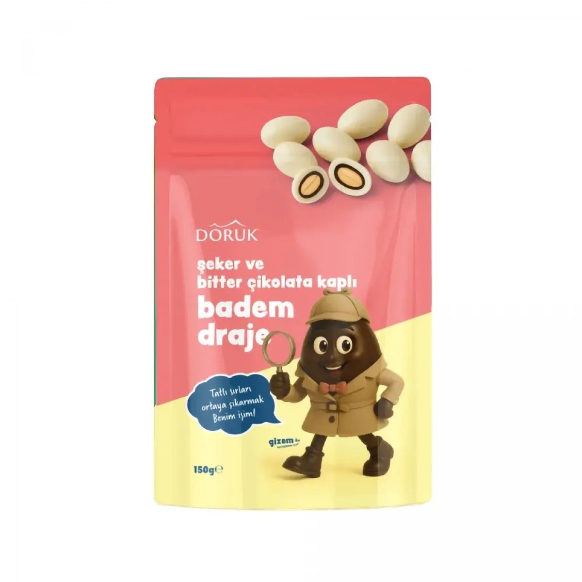Bitter Çikolata Kaplı Badem Draje 150 g