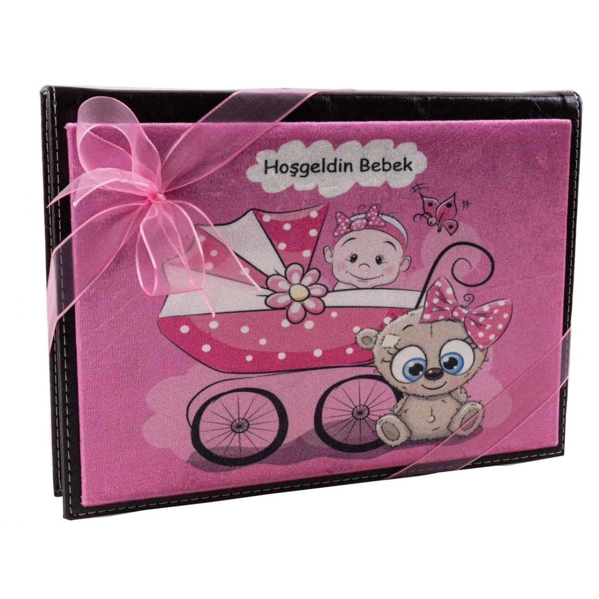Hoşgeldin Bebek Kutu ve Çikolata (Pembe)