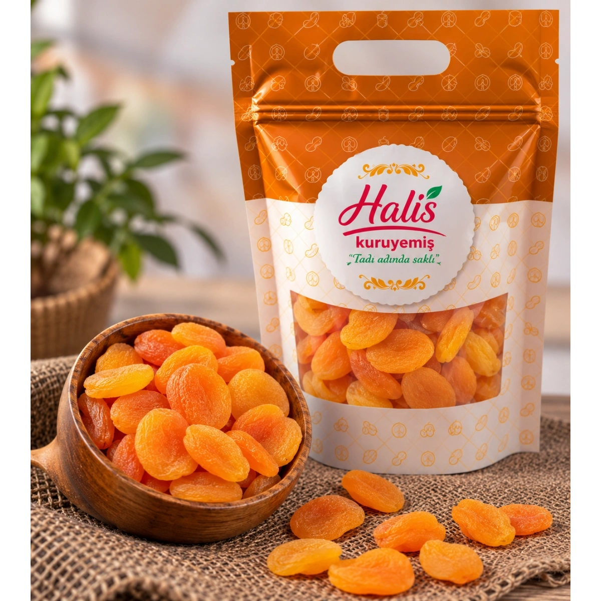 İri Kuru Kayısı 500 Gr