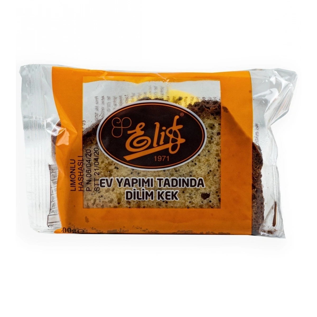 Limonlu Haşhaşlı Dilim Kek 100 gr
