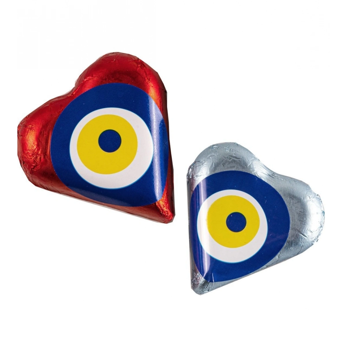 Nazar Boncuklu Kalp Çikolata 20 Gr