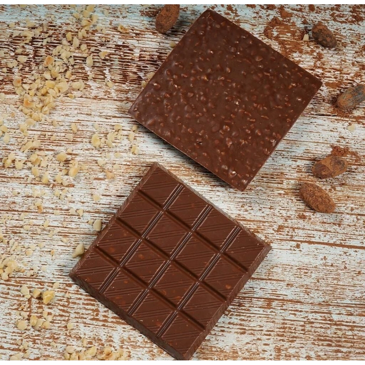 TABLET KARE PIRINC FINDIKLI CIKOLATA 80 GR