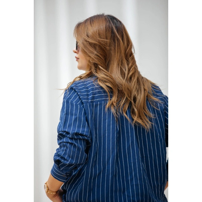 Elis Lunera Çizgili Mavi Takım