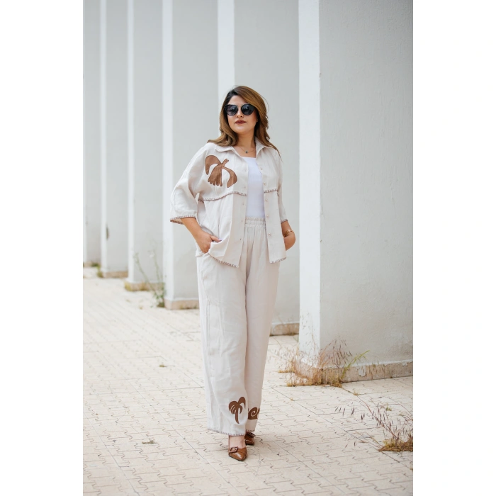 Lunera Palma Nakışlı Takım