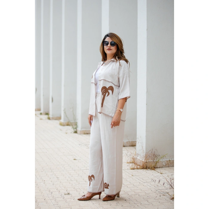 Lunera Palma Nakışlı Takım