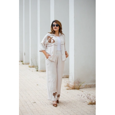 Lunera Palma Nakışlı Takım