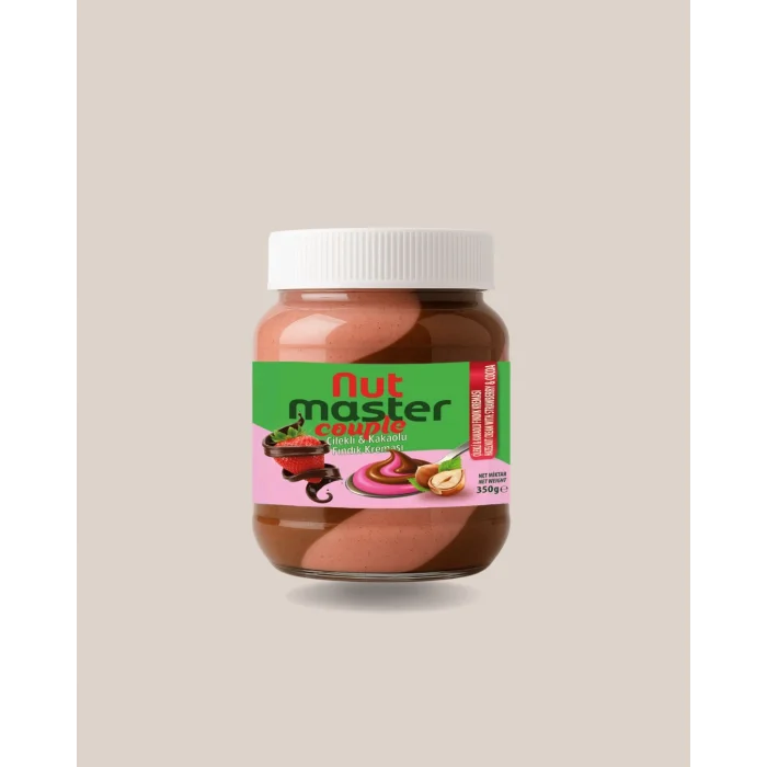 Nut Master Couple Çilekli & Kakaolu Fındık Kreması 350 gr