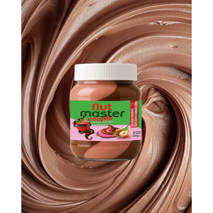 Nut Master Couple Çilekli & Kakaolu Fındık Kreması 350 gr