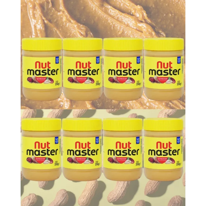 Nut Master Şekerli Yer fıstığı Ezmesi %81 350 gr X 8