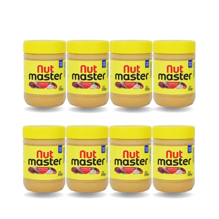 Nut Master Şekerli Yer fıstığı Ezmesi %81 350 gr X 8