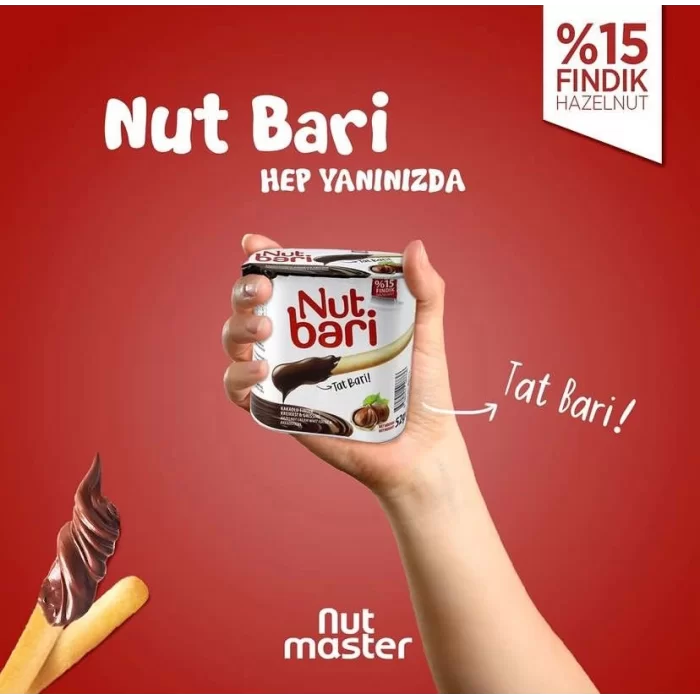 Nut Bari Kakaolu Fındık Kreması & Grissini 52 Gr