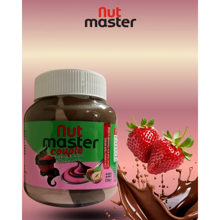 Nut Master Couple Çilekli & Kakaolu Fındık Kreması 350 gr