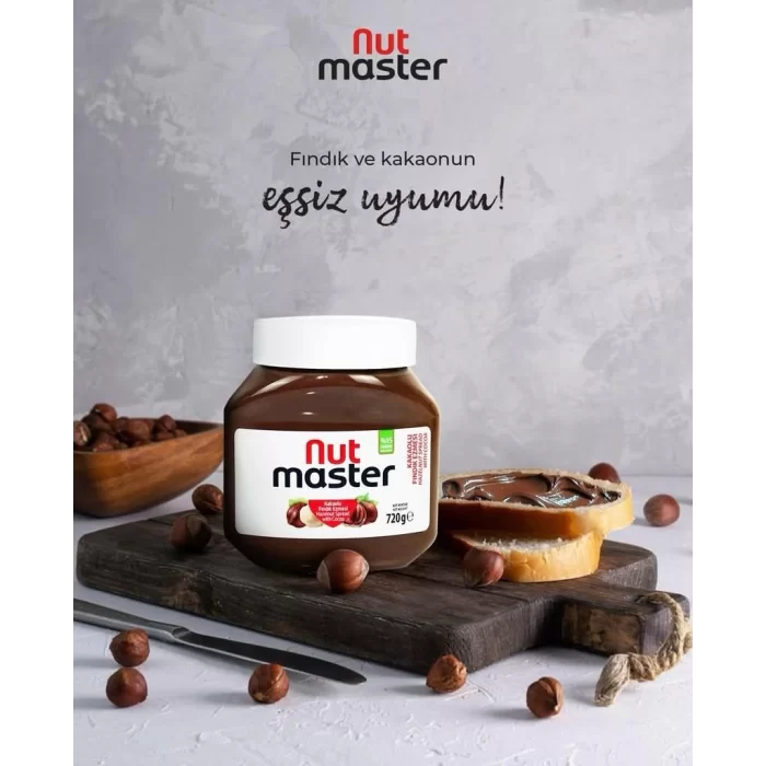 Nut Master Kakaolu Fındık Kreması 720 Gr