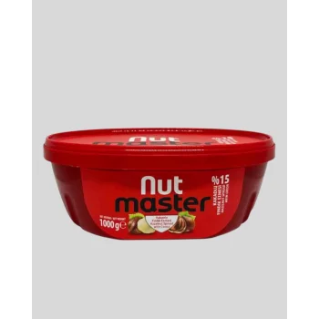 Nut Master Kakaolu Fındık Ezmesi 1000 Gr Kase (%15 Fındık)