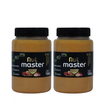 Nut Master % 100 Yer Fıstığı Ezmesi 1000 gr (1+1)