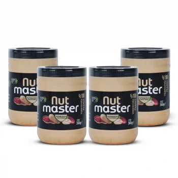 Nut Master % 100 Yer Fıstığı Ezmesi (360 Gr x 4)