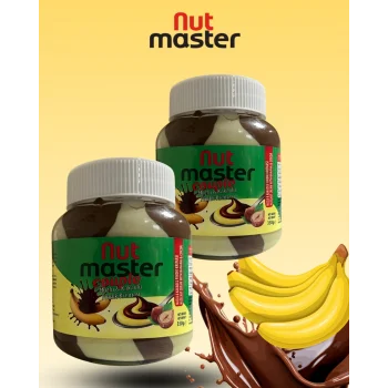 Nut Master Couple Muzlu & Kakaolu Fındık Kreması 350 gr 1+1