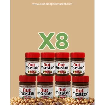 Nut Master Şeker İlavesiz Kakaolu Fındık Kreması 320 gr x8