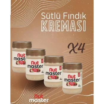 Nut Master Sütlü Fındık Kreması (400 Gr X 4)