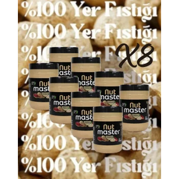 Nut Master Yer fıstığı Ezmesi %100 X 8 KOLİ (360 gr )