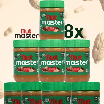 Nut Master Yer fıstığı Ezmesi %95 Şeker İlavesiz 340 Gr X 8 KOLİ