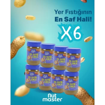 Şeker Ilaveli Yer Fıstığı Ezmesi %85 340 gr X 6