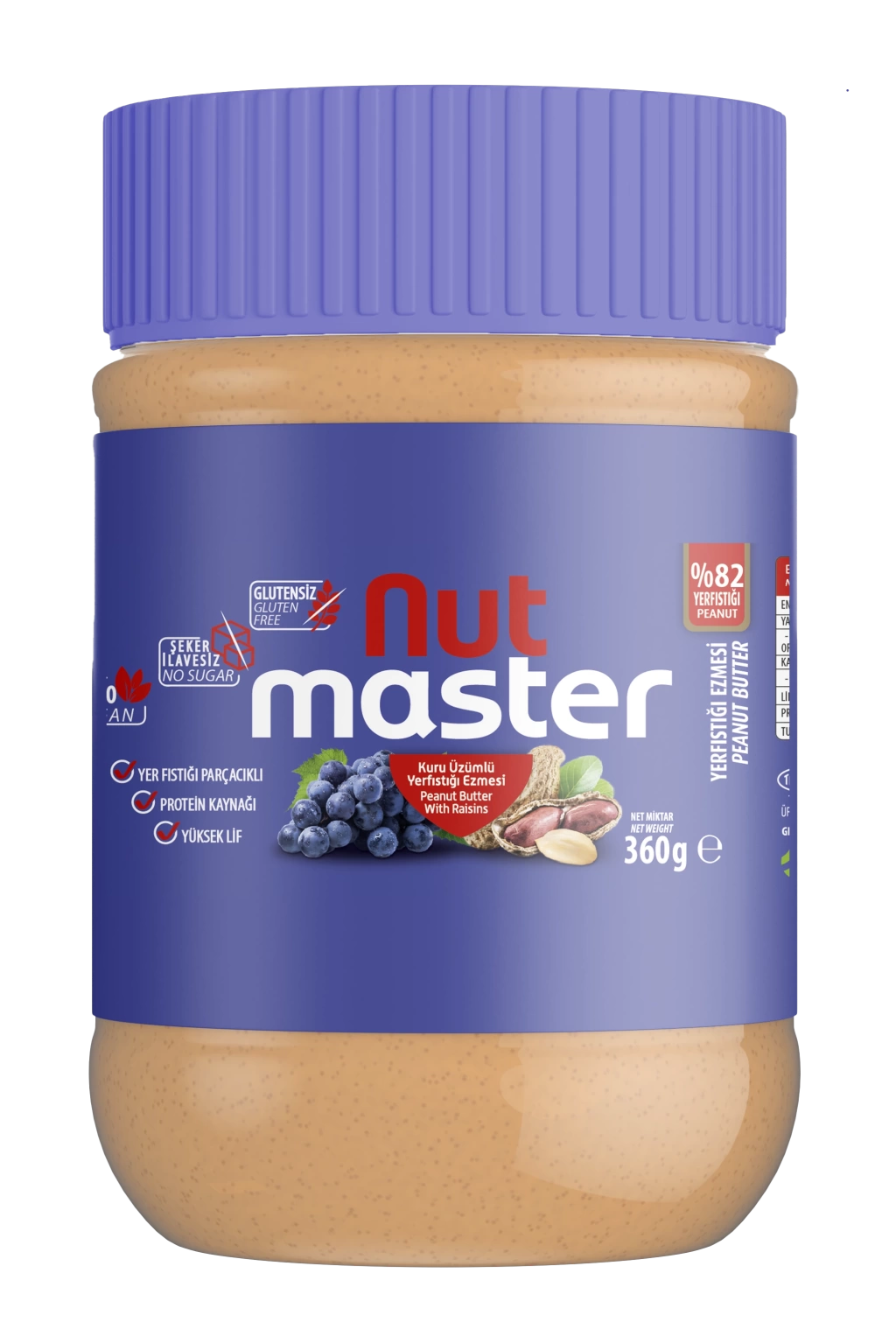 Bolaman Park  Nut Master %76 Kuru Üzümlü Yer Fıstığı 400gr 