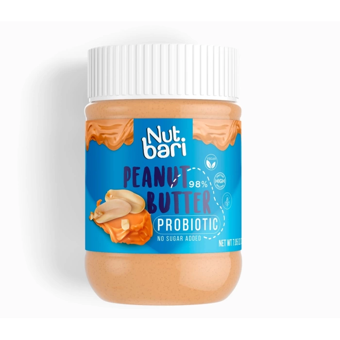 Nut Bari Şeker İlavesiz Probiyotik Yer Fıstığı Ezmesi %93 340 gr