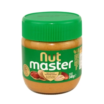 Nut Master Şeker İlavesiz Yer fıstığı Ezmesi %95 340 gr