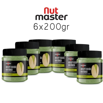 Nut Master Antep Fıstığı Ezmesi 6x 200GR
