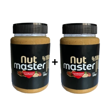 Nut Master Yer Fıstığı Ezmesi %100 1000gr + 1000gr