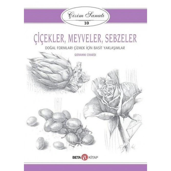 ÇiçeklerMeyvelerSebzeler: Çizim Sanatı10