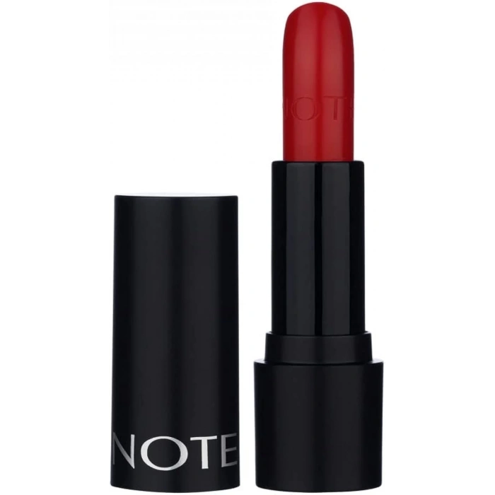 Note Deep Impact Lipstick Kremsi Dokulu Yarı Parlak Ruj 13 Impressive Red - Kırmızı