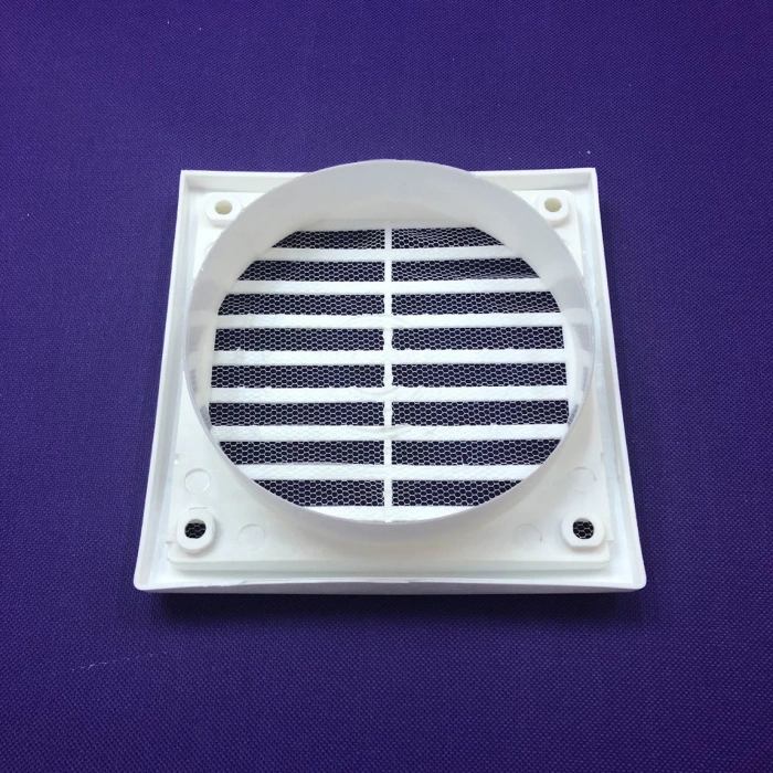 İlöz Dış Duvar Izgarası Çap 125 mm Beyaz