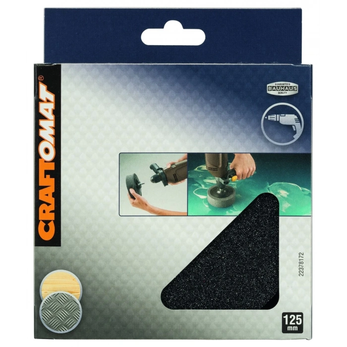 Craftomat Polisaj Süngeri Çapı: 125 mm