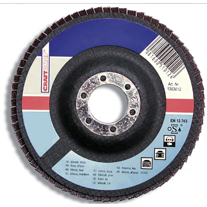 Craftomat Taşlama Taşı K24 125 mm Universal Açık Mavi Fiber