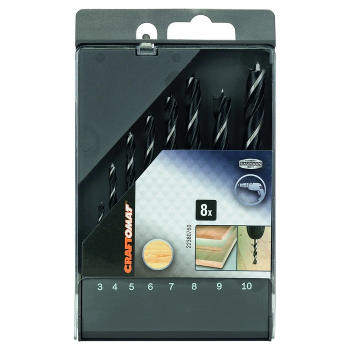 Craftomat Yılan Matkap Ucu 7li Set 3-10 mm